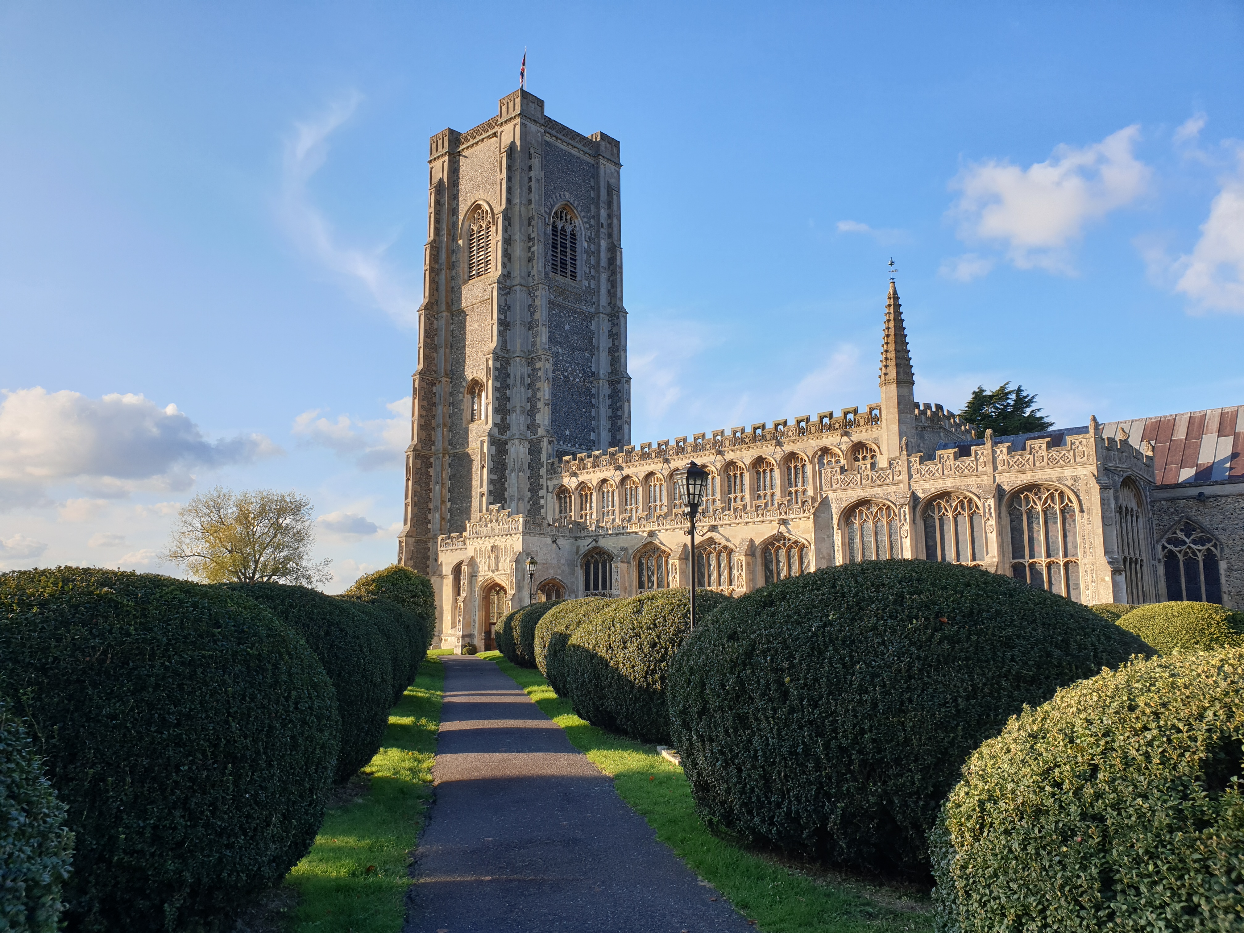 St Peter and St Paul's church in Lavenham